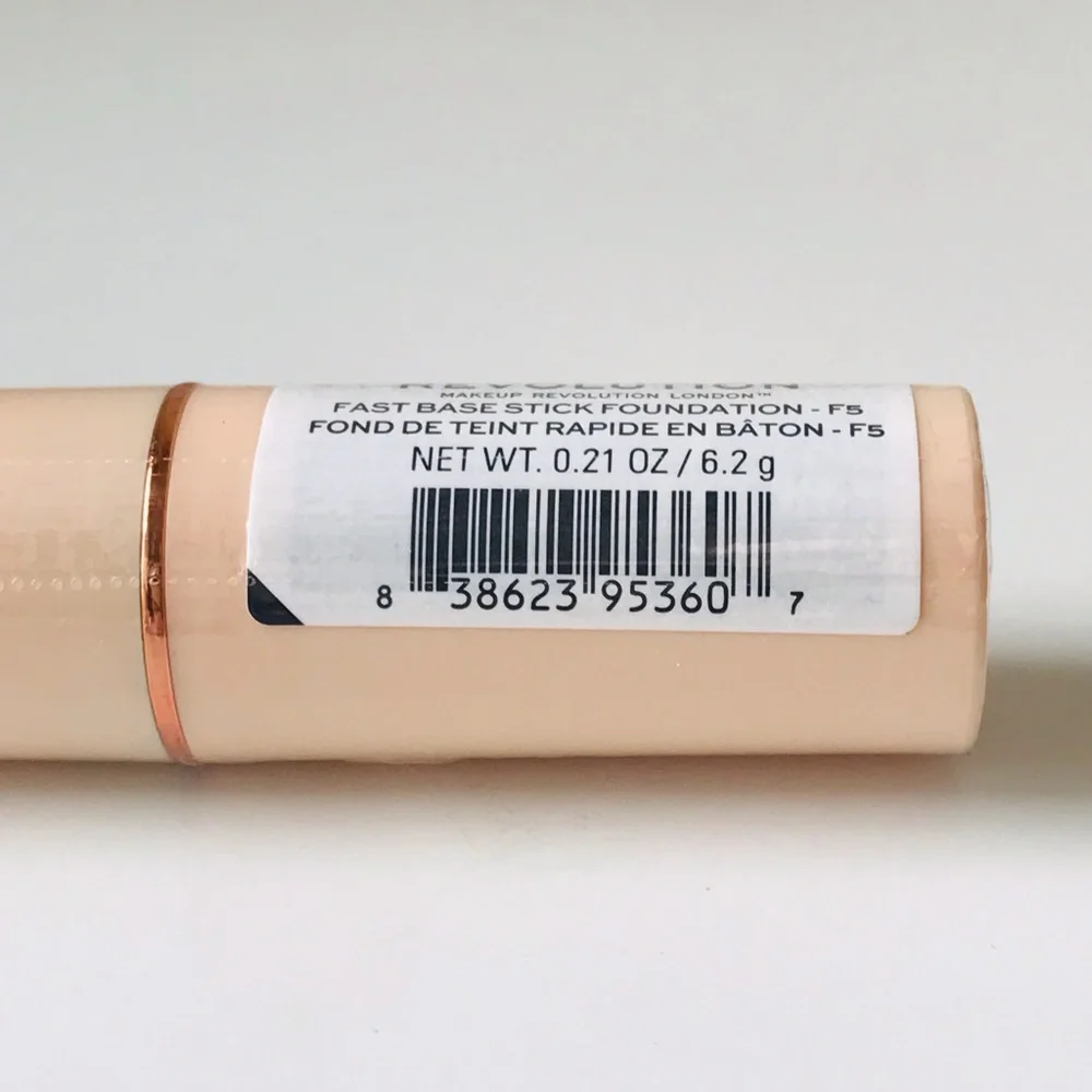 Revolution Fast Base Stick Foundation, F5, NWT